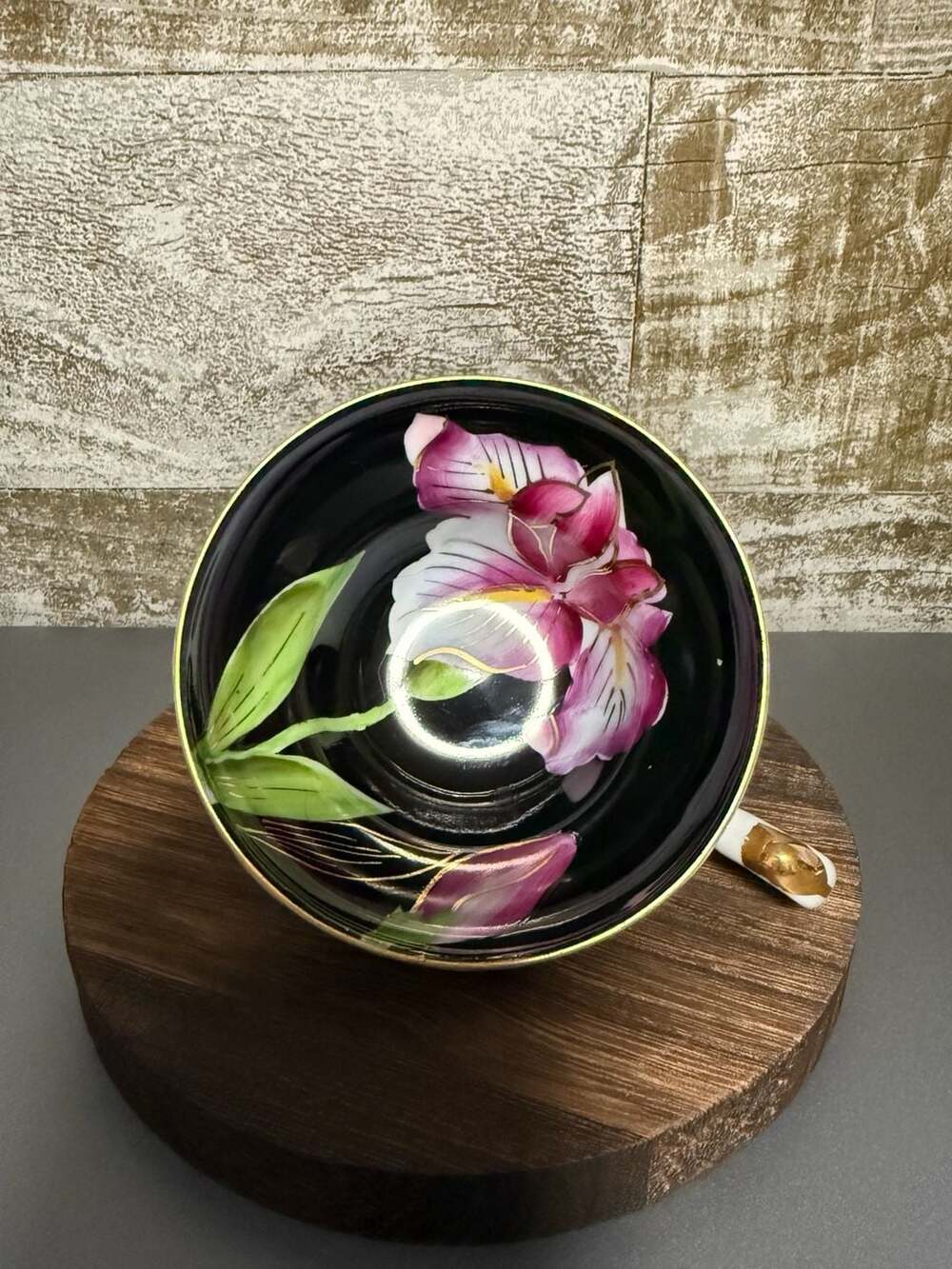 Vintage Hand Painted Occupied Japan Footed Teacup